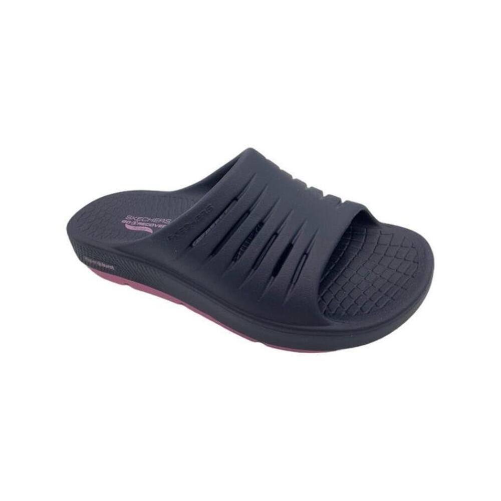 Skechers Womens GO Refresh Arch Fit Recovery Slide Sandals Navy - Medium